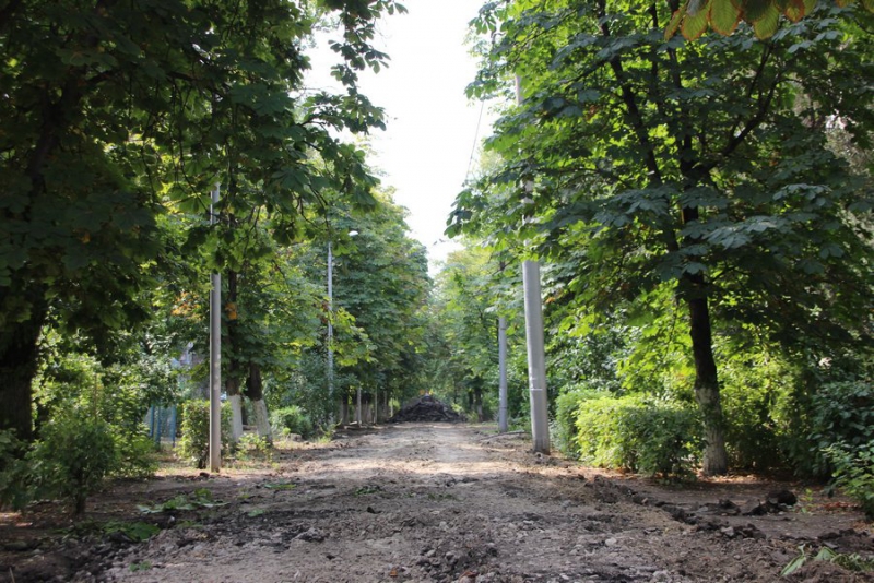 В Саратове началась масштабная реконструкция сквера на Рахова