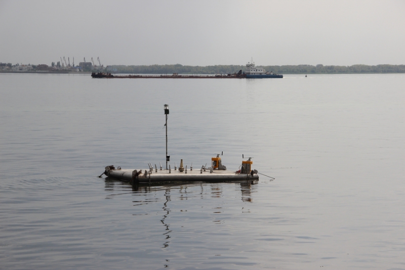 Плавучий фонтан у Саратова будут тестировать по ночам