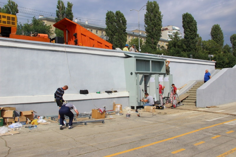 Плавучий фонтан у Саратова будут тестировать по ночам