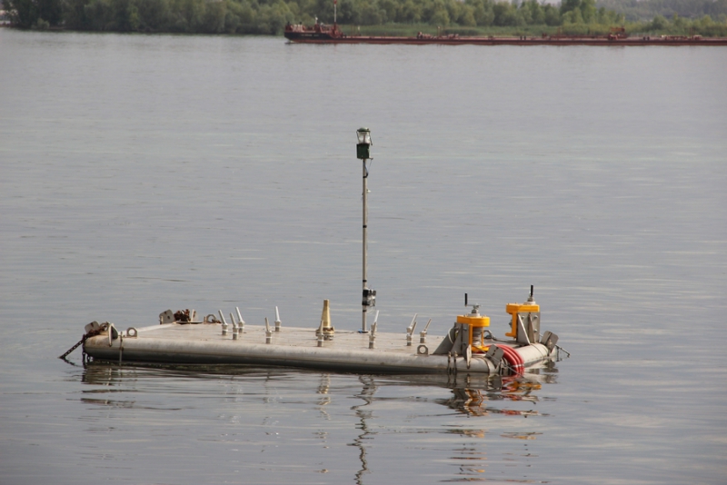 Плавучий фонтан у Саратова будут тестировать по ночам