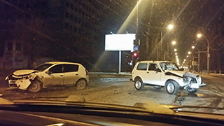 ДТП в Ленинском районе с пятью пострадавшими снял видеорегистратор