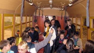 В Саратове к 108-летию трамвая вышел на маршрут старинный вагон