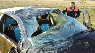 Водитель разбил арендованную в Саратове «Гранту»