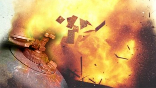 В Петровске газовый баллон взорвался из-за оторвавшегося шланга