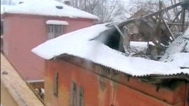 В Базарном Карабулаке рухнула кровля жилого дома