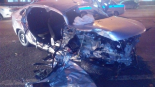 Под Саратовом в лобовом столкновении двух легковушек погибли водители Под Саратовом в лобовом столкновении двух легковушек погибли водители