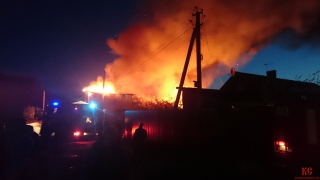 В Ртищевском районе огонь уничтожил жилой дом