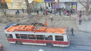 Радаев требует наказать виновных во взрыве колеса троллейбуса на Шелковичной