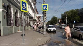 На перекрестке Московской и Октябрьской перестали работать светофоры