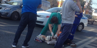 В Заводском районе водитель такси «Метро» сбил женщину у администрации В Заводском районе водитель такси «Метро» сбил женщину у администрации