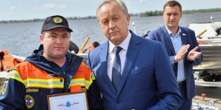 Путин наградил саратовского спасателя за отвагу при взрыве в кафе