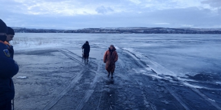 В Саратовском районе рыбаков спасли от гибели в ледяной ловушке