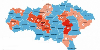 Опубликована новая карта распространения коронавируса в Саратовской области