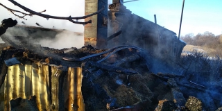 В селе Стригай мужчина сгорел в доме без газа и света