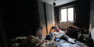 В Саратове на проспекте Энтузиастов горела трехкомнатная квартира