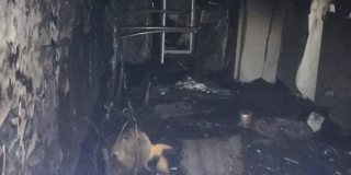 В Саратове пожар в однокомнатной квартире тушили пять пожарных расчетов