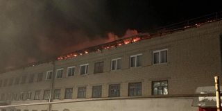 В Екатериновке под утро загорелась школа