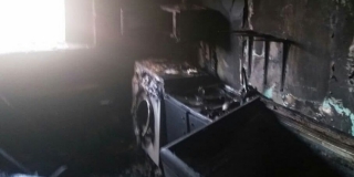 Утром в Ровенском районе сгорел жилой дом