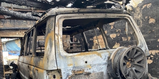 Во Фрунзенском районе сгорели дом, гараж и «Мицубиси Паджеро»