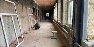 В саратовской школе №18 провели восстановительные работы после пожара