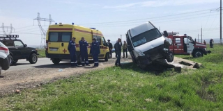 Десять человек пострадало в ДТП с участием маршрутки под Саратовом