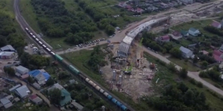 В Татищевском районе до конца года откроют часть нового путепровода