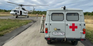 Мужчину в коме доставили на вертолете в Саратов для операции