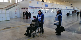 Около 9,2 тысяч маломобильных граждан воспользовались услугами сопровождения на вокзалах ПривЖД в январе – ноябре