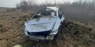 В Федоровском районе 4 человека пострадало после съезда машины в кювет 