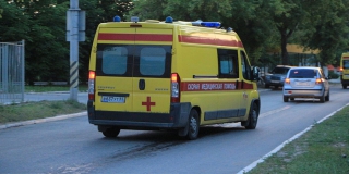 В Петровском районе на дороге загорелась машина «скорой помощи» 