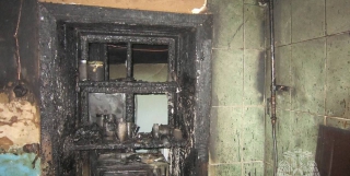 В Энгельсском районе из-за неисправного электрооборудования сгорел дом