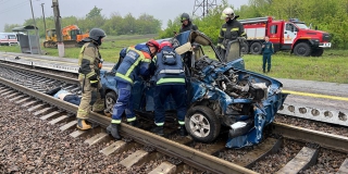 В Гагаринском районе два человека погибли в ДТП с поездом