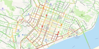 Саратов стоит. Аварии и раскопанные дороги привели к 10-балльным пробкам Саратов стоит. Аварии и раскопанные дороги привели к 10-балльным пробкам