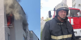 В Саратове пожарные спасли 12-летнюю девочку на балконе полыхающей квартиры