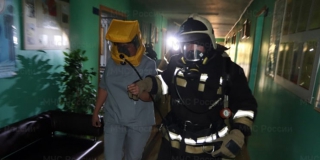 Под Красноармейском пожарные спасли от «огня» 94 человека из психбольницы