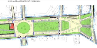 На Славянской площади хотят сделать полосу для общественного транспорта