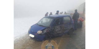 В Гагаринском районе в ДТП с 4 машинами пострадала женщина