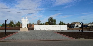 В Дергачах отремонтировали памятник героям Гражданской войны