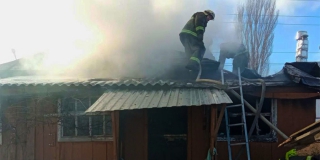 В Красноармейске при тушении пожара в доме нашли труп мужчины