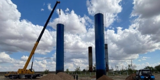 В Краснокутском районе для сельчан по программе поставили две водонапорные башни В Краснокутском районе для сельчан по программе поставили две водонапорные башни