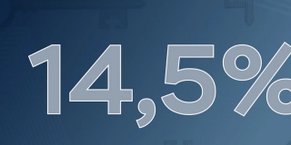 � ������ ������� ��� ������ ������� �������� ������ �� 14,5% �������