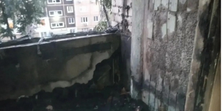 В доме на Песчаной пожарные тушили четыре загоревшихся балкона В доме на Песчаной пожарные тушили четыре загоревшихся балкона