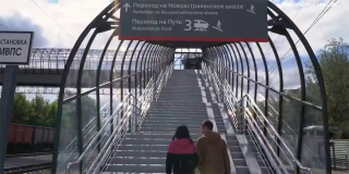 В Заводском районе открыли для пешеходов новый мост через ж/д пути В Заводском районе открыли для пешеходов новый мост через ж/д пути