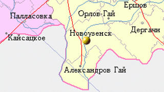 Новоузенск расстояние. АЛГАЙ Саратовская область на карте. Новоузенск на карте.