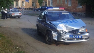 Инспектор ГИБДД пострадал в автомобильной аварии